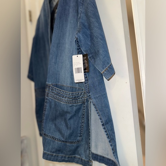 Liverpool Denim Kimono Jacket  inside Graphic Design - Picture 9 of 11